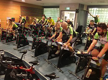 Godt fremmøte på spinningen